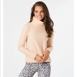 Dudley Stephens Park Slope TurtleneckNatural Blush